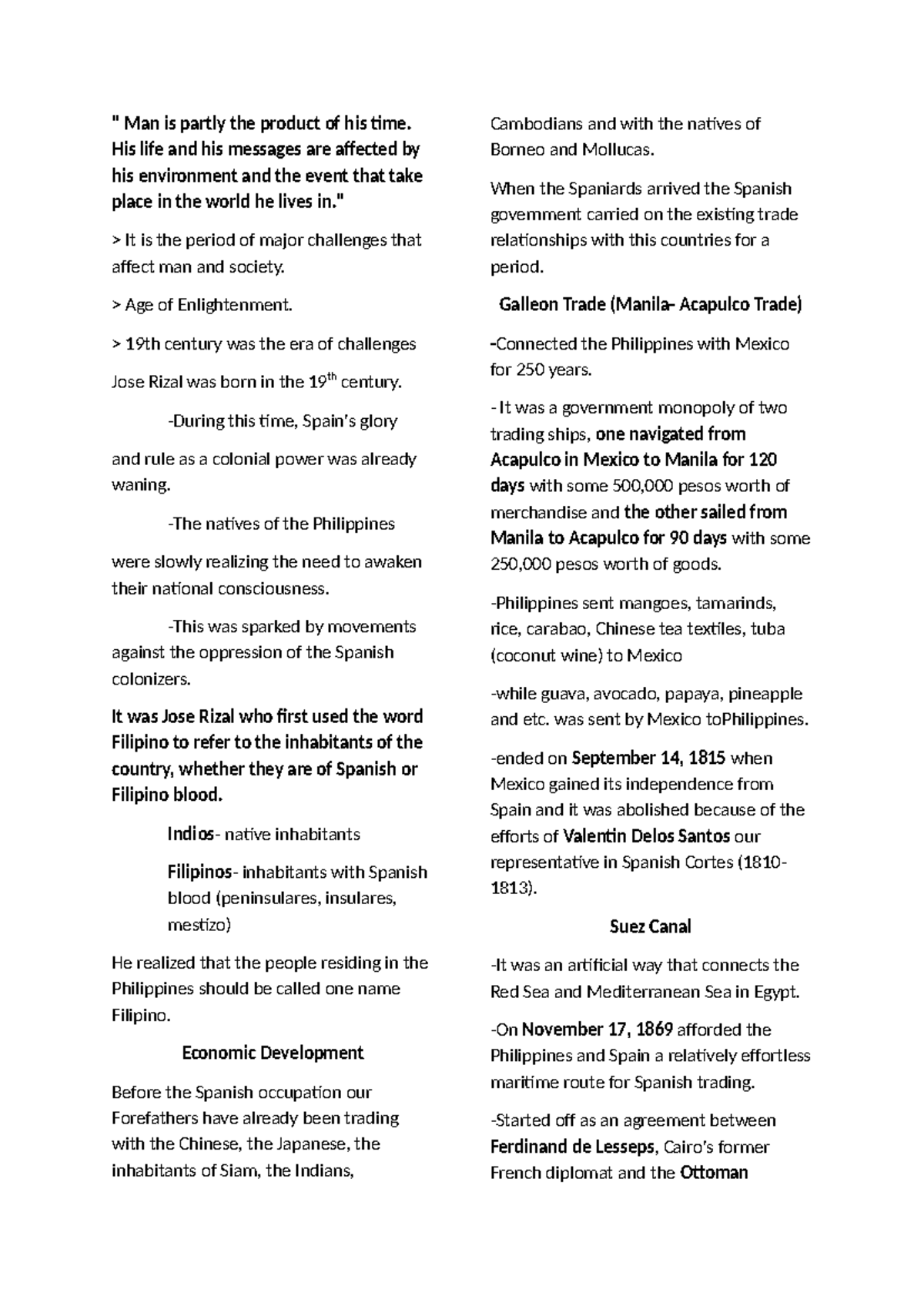 Rizal's Life and Impact: Midterm Study Notes (RIZAL 101) - Studocu