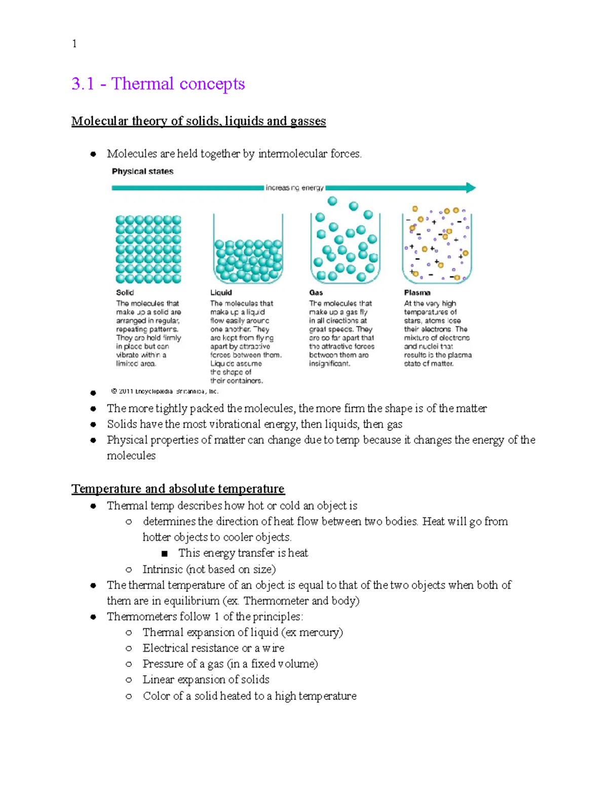 IB Physics Thermodynamics Topic 3 Comprehensive Study Guide - Studocu