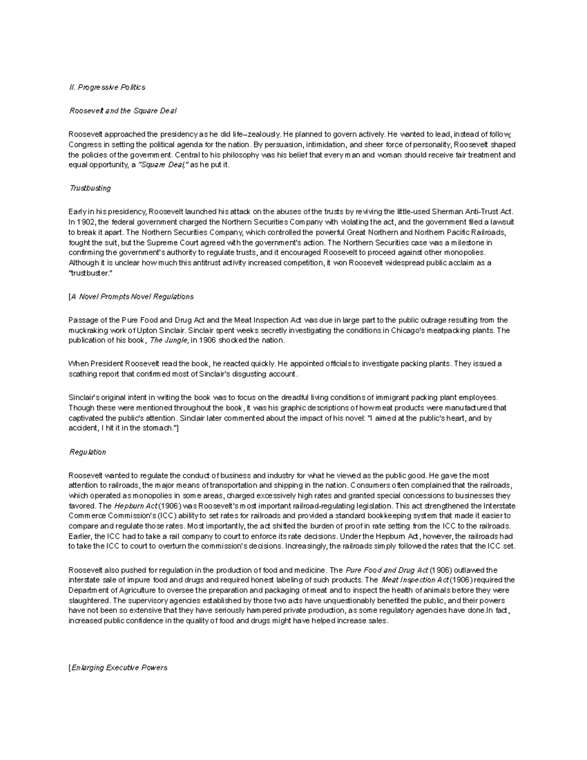 The Progressive Era: Key Policies and Events (USA History 1901-1919 ...