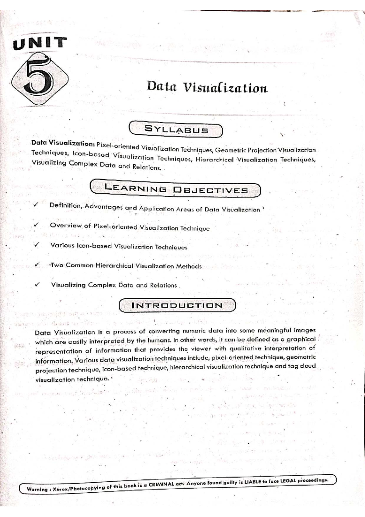 Data Visualization Techniques and Applications - LS Syllabus - Studocu