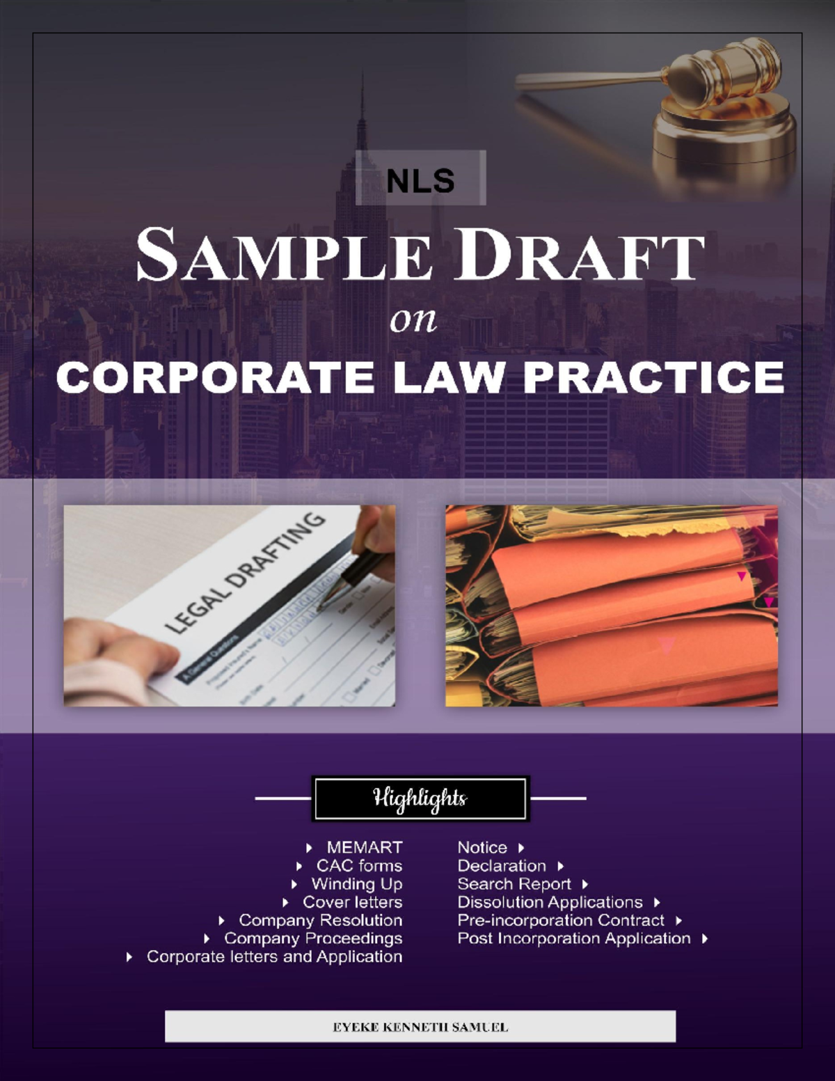 Drafting Guide for Corporate Law Practice in Nigeria (NLS 2020/2021 ...