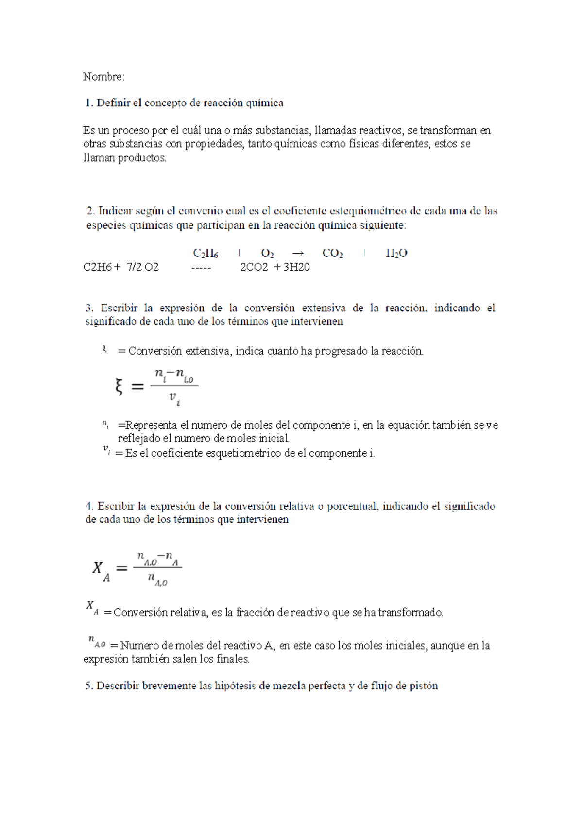 Conde Cabezudo David ERQ P2026 Test2 Tema 1: Reacciones Químicas y ...