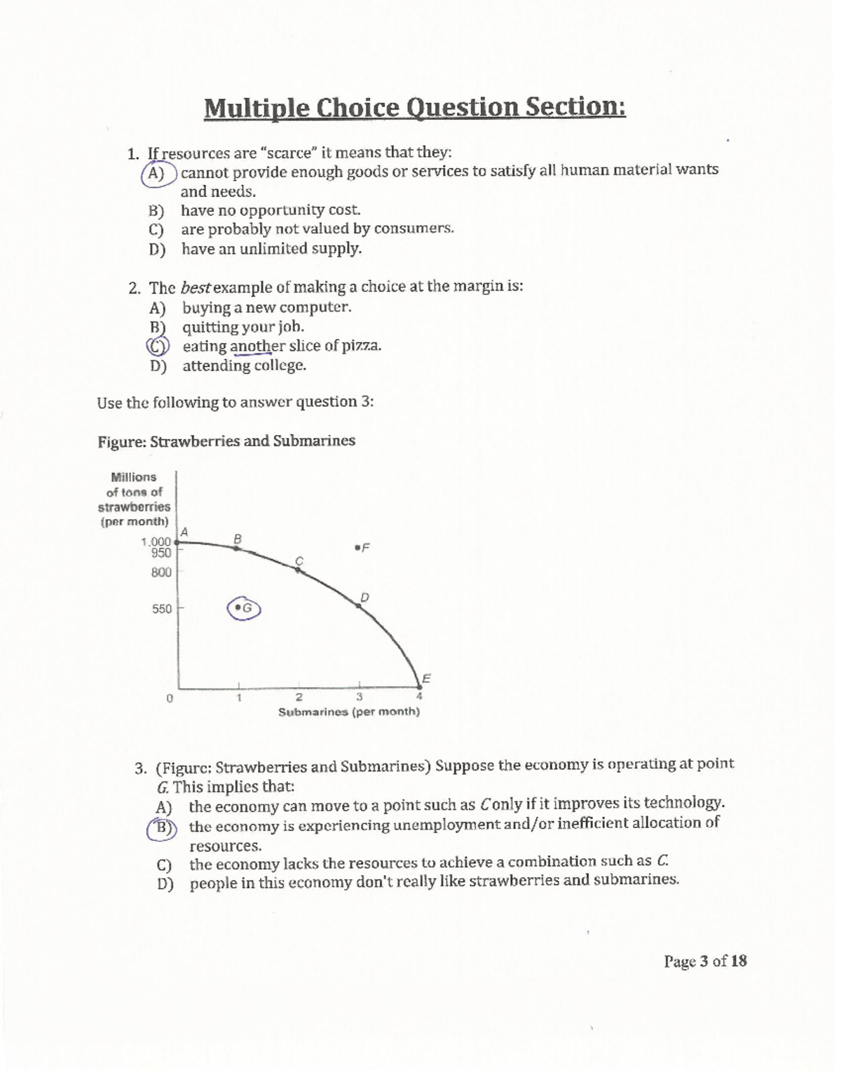ECO 101 Final Exam Practice Questions and Answers - Studocu