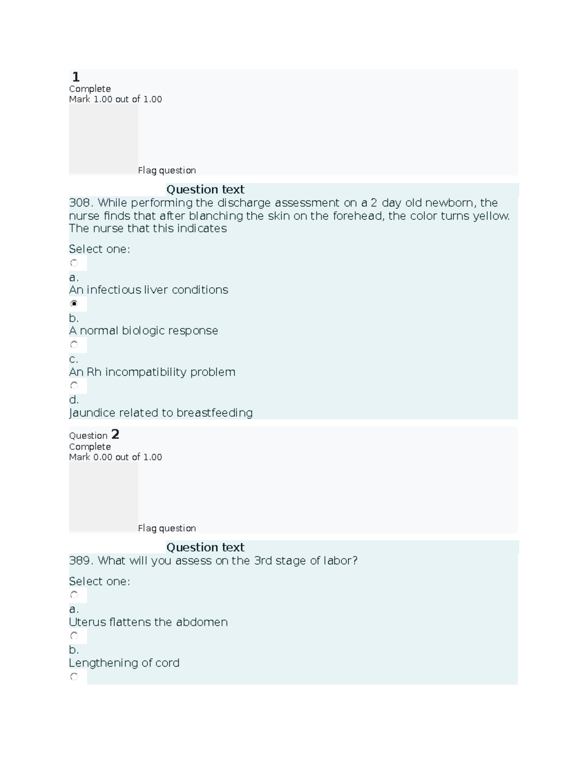 MCN UNIT EXAM - 100 Item Test Review and Assessment Guide - Studocu