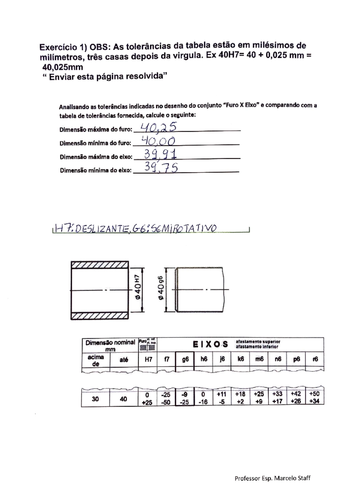 Gabarito Prova Desenho Técnico 3 - UNINTER - Studocu