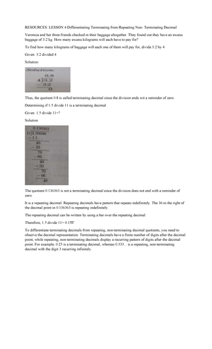 Mathematics lesson plan - ####### Poblacion, Puerto Galera, Oriental ...