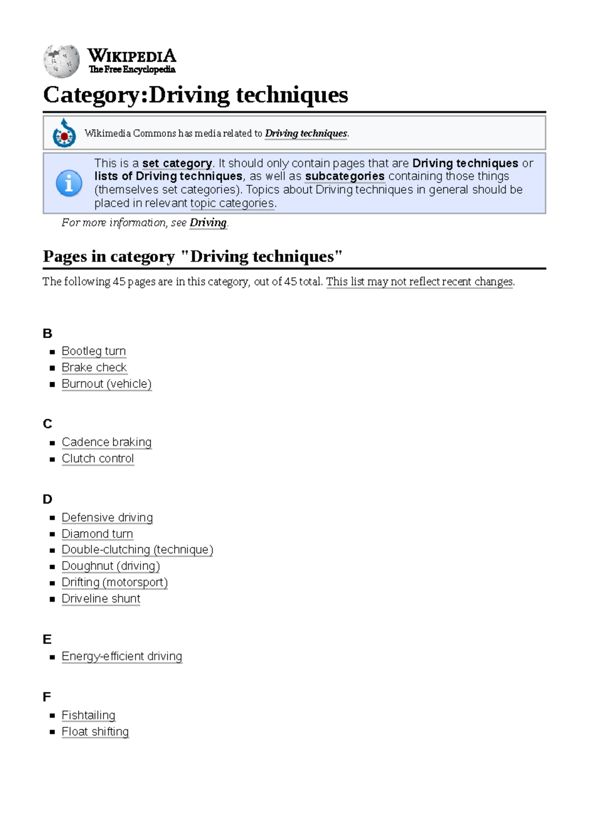 Driving Techniques: Comprehensive Overview and Practical ...
