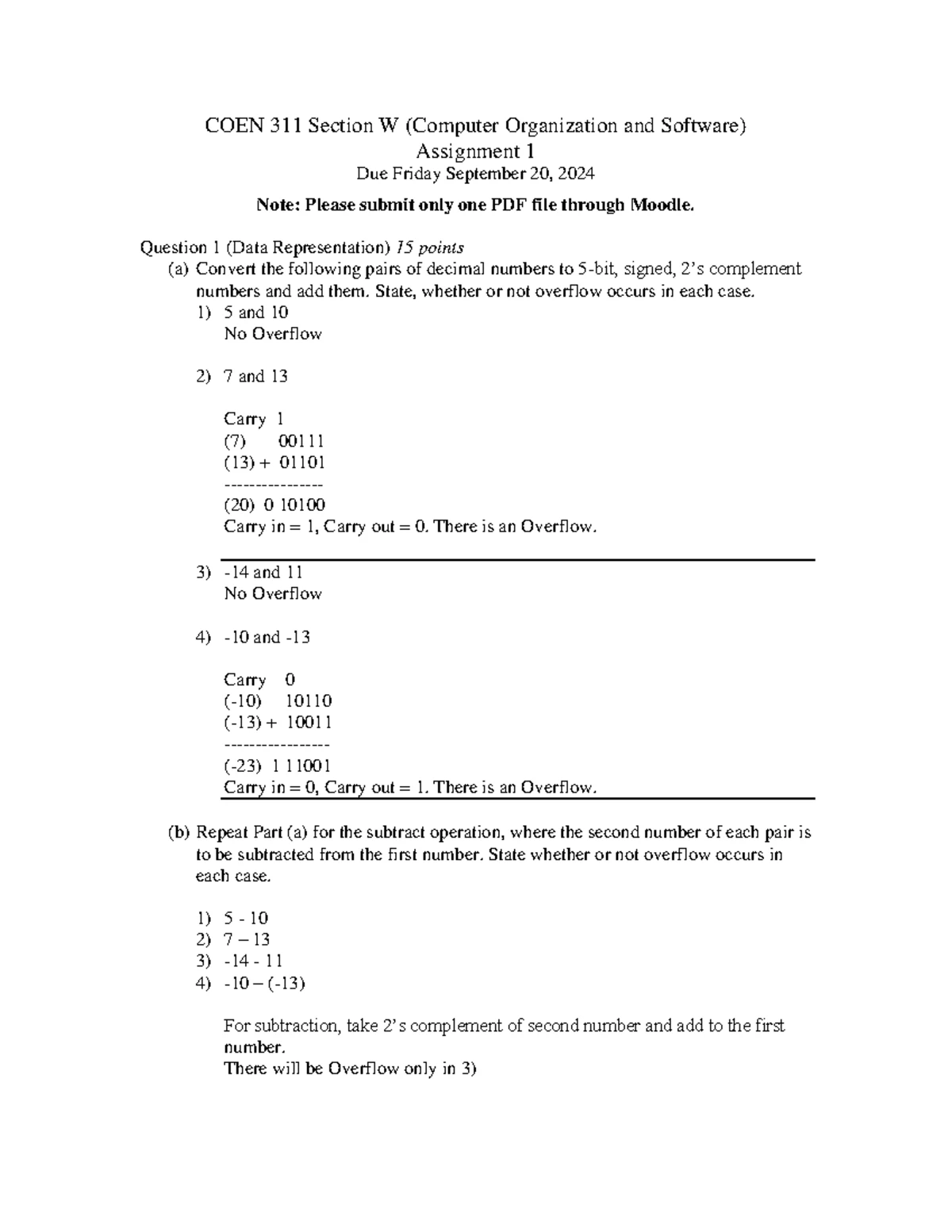 COEN-311 Lab 0 Report on Computer Organization & Software - Studocu
