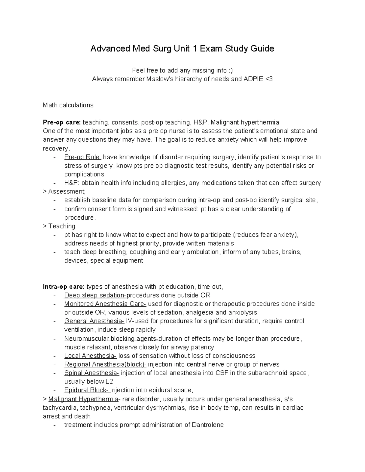 Growth & Development Unit 1 Case Study: Infant Care of Gabe - Studocu