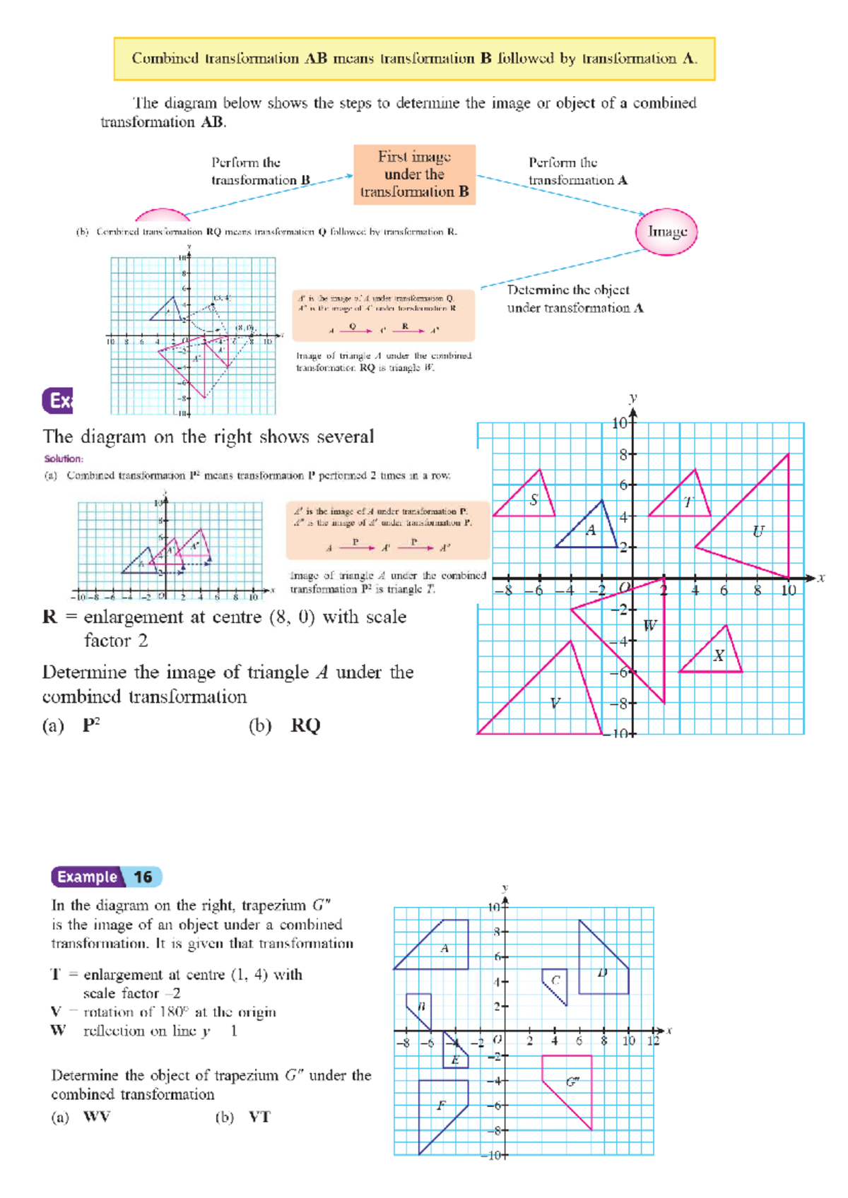 Combined Transformations in Geometry: Teachers Copy - Studocu