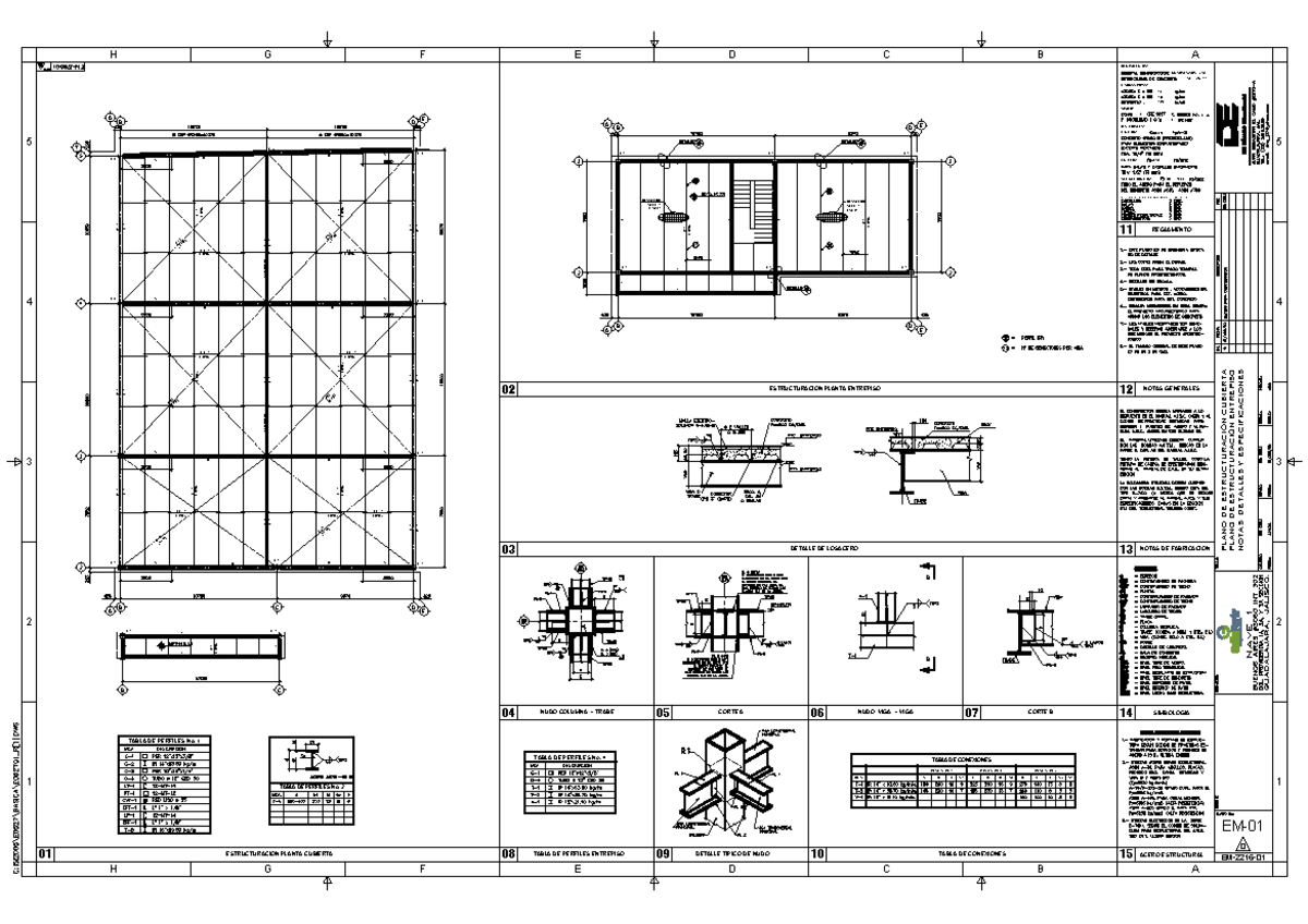 PLANO DE NAVE CON MARCO RIGIDO EN EJEMPLO ESTRUCTURAL - Studocu