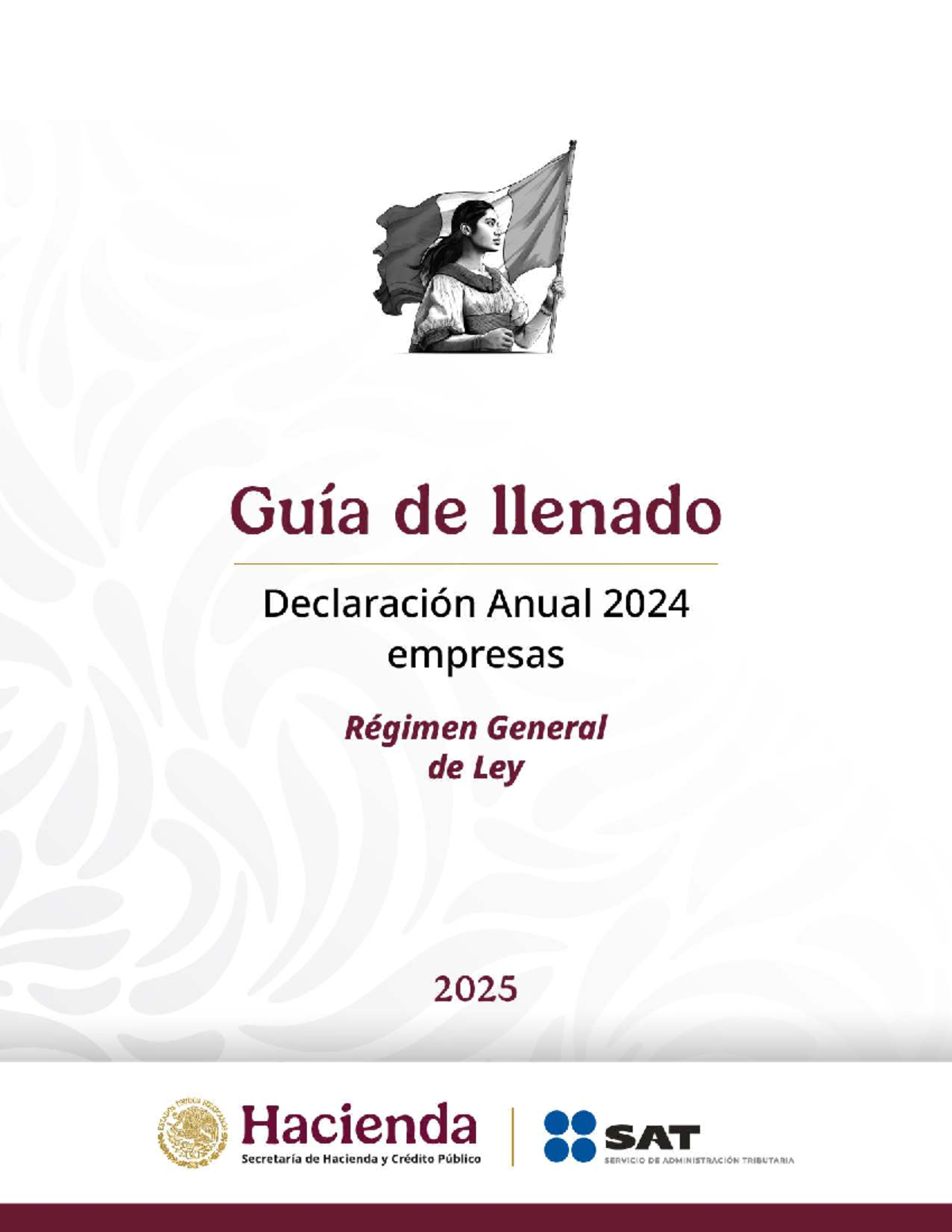 Guía para la Declaración Anual 2024 - LEY GENERAL DE CONTRIBUYENTES SAT ...