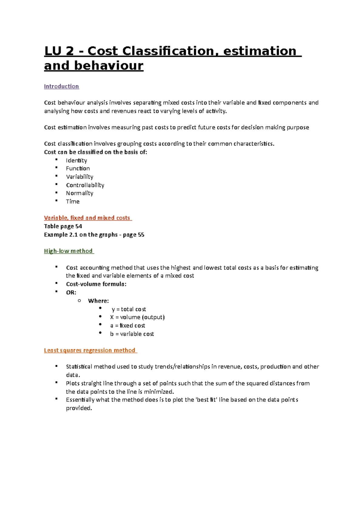 Learning unit 5 - Notes on the LU - Learning unit 5 - IAS 33 Objective ...