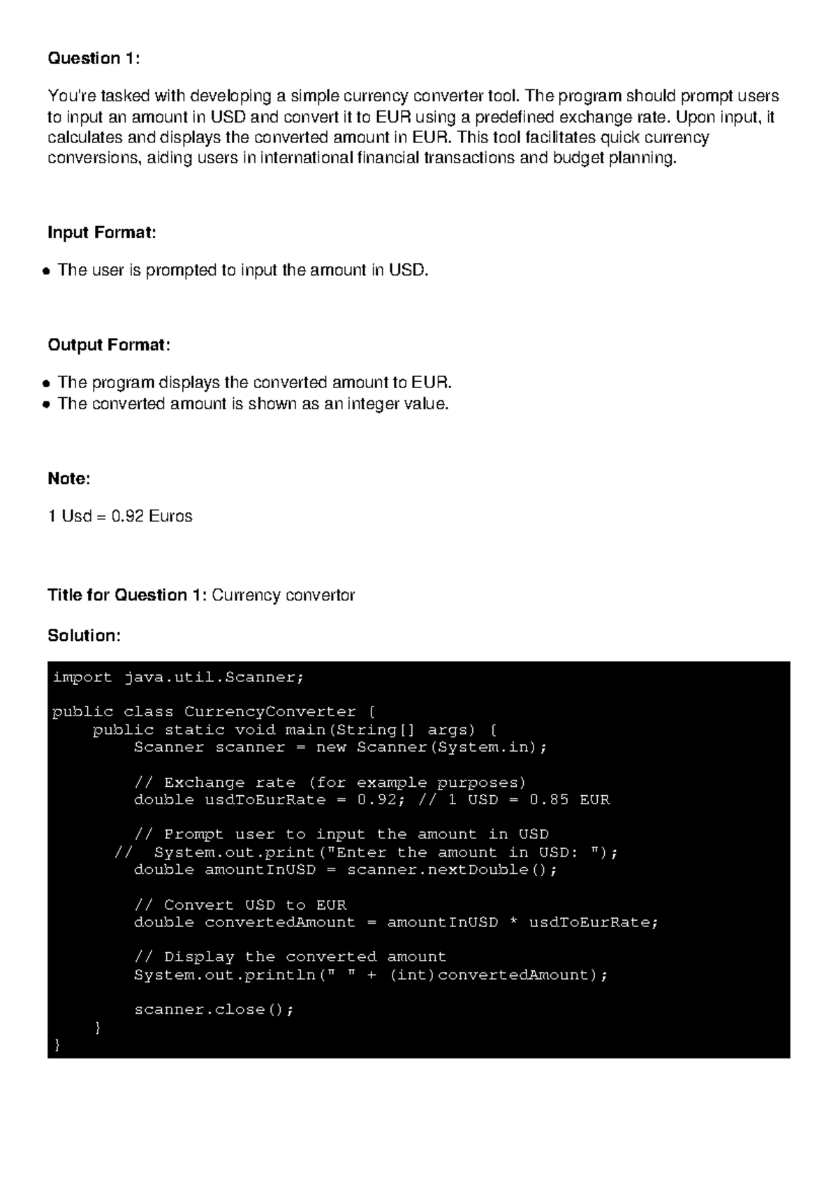 CC1 - Programming Assignments Notes and Solutions - Studocu