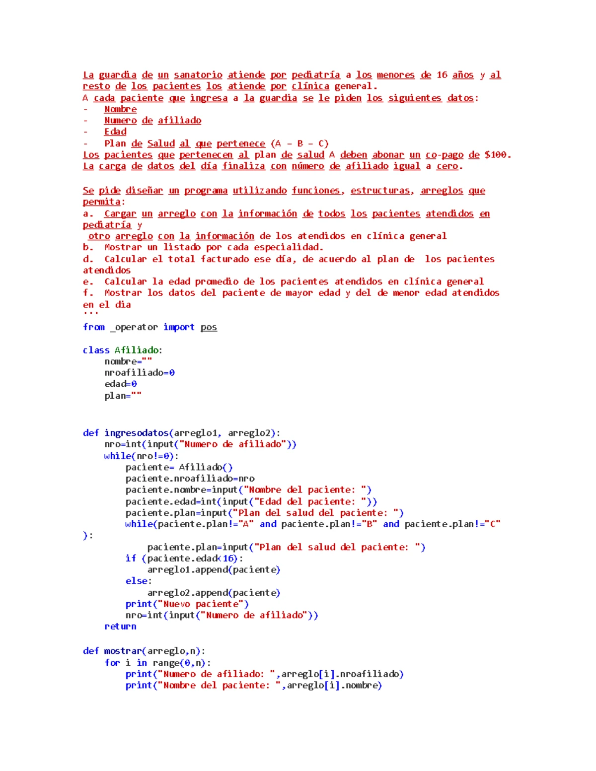Guía de Ejercicios 1: Fundamentos de Algoritmos en Python - Studocu