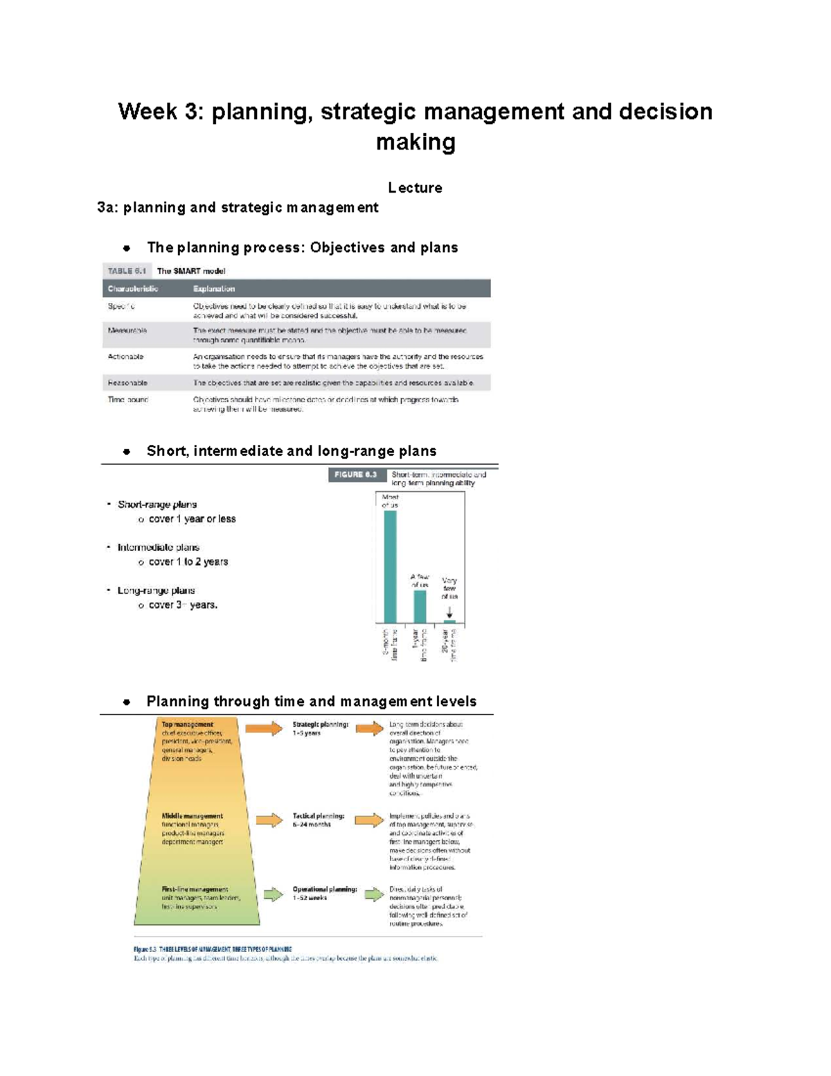 1002 Managing for Impact: Week 3 Lecture on Strategic Management ...