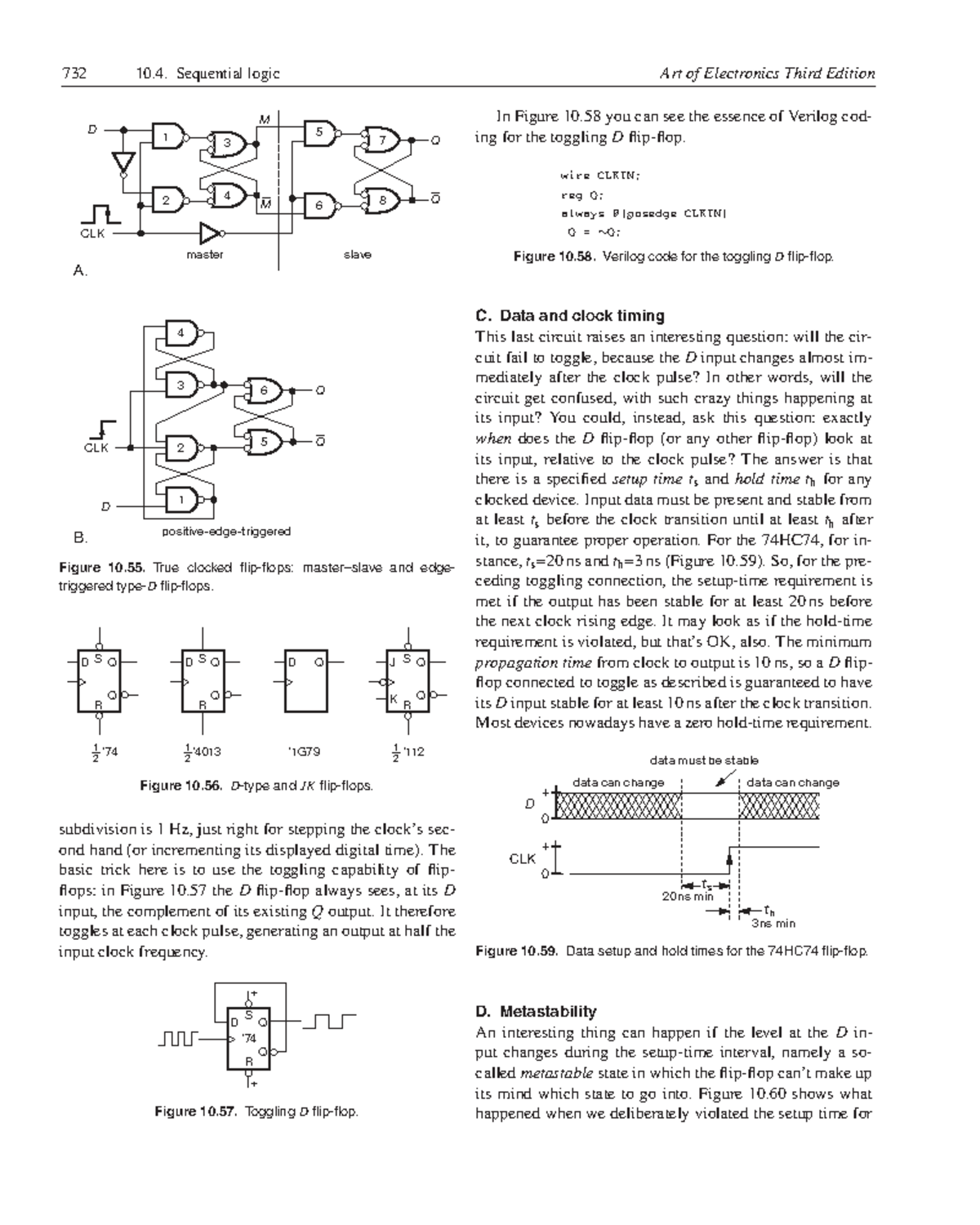 732 Art of Electronics 3rd Ed: Sequential Logic & Verilog Insights ...