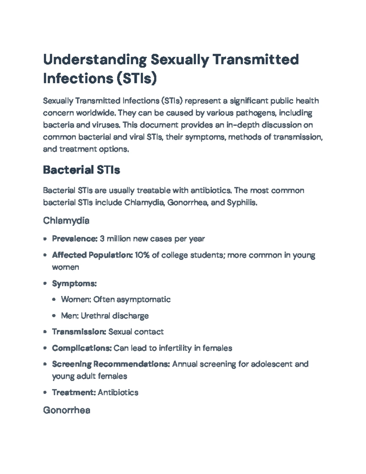 Comprehensive Guide to Gender, Sexuality & Sexual Health (Course Code ...