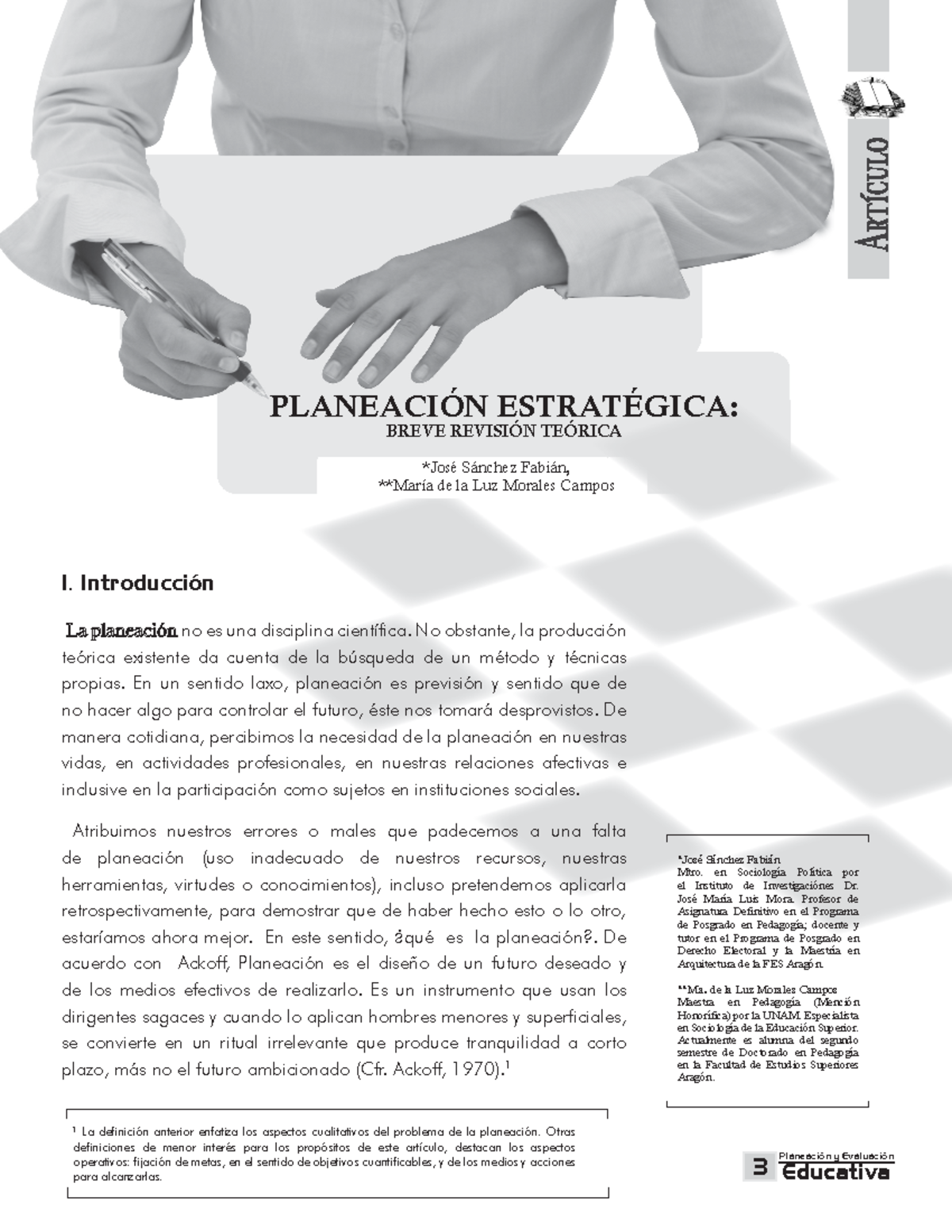 Introducción a la Planeación Estratégica: Teoría y Práctica en ...