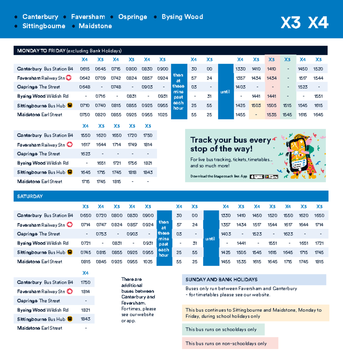 SE 0721 Route 3 Bus Timetable: Canterbury to Maidstone - Studocu
