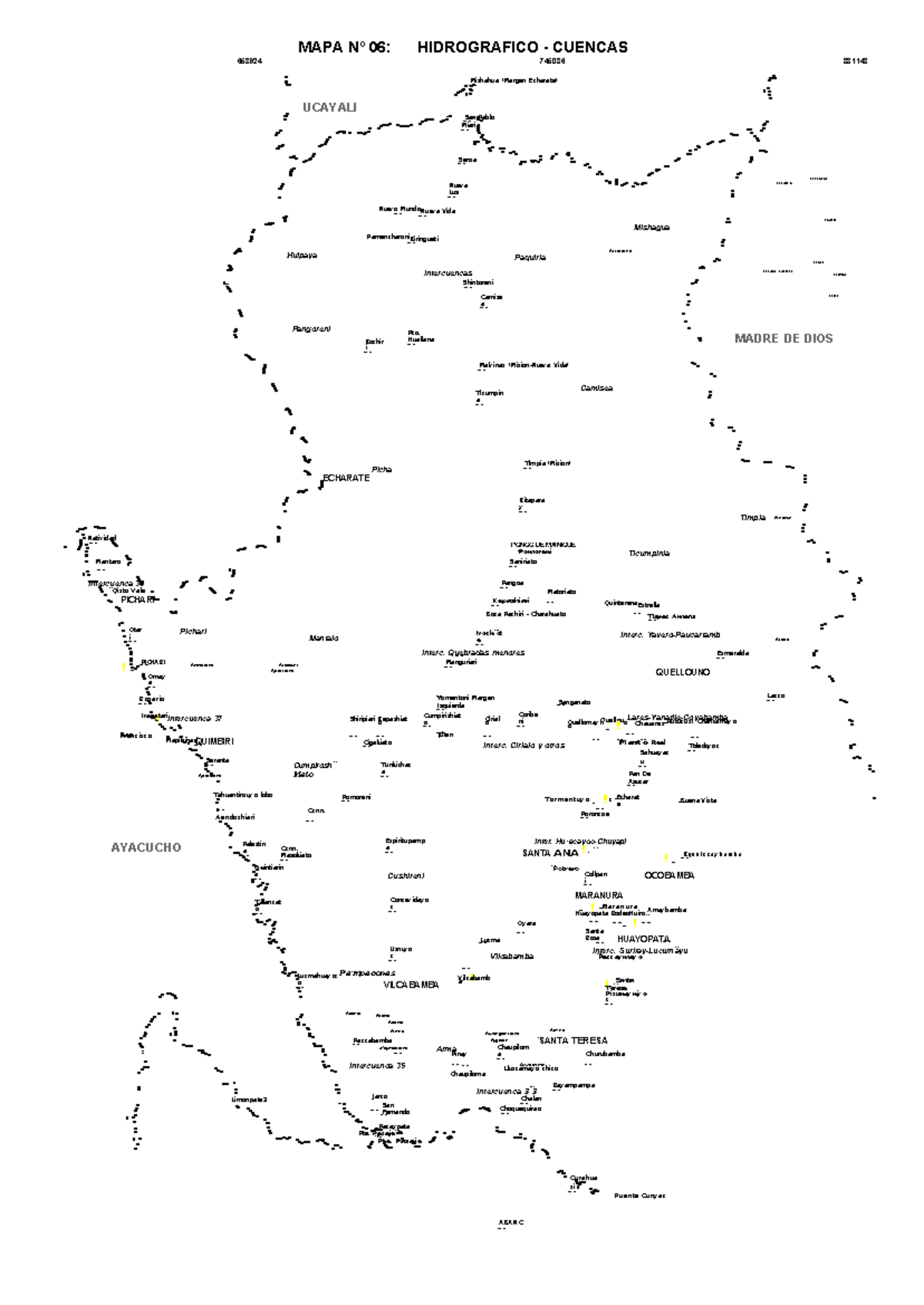 MAPA Nº 06: Hidrográfico de Cuencas - 745036 - Studocu