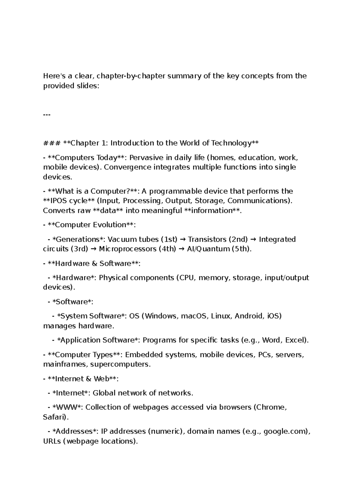 CT 1-12 Summary: Key Concepts in Pervasive Computing and Systems - Studocu