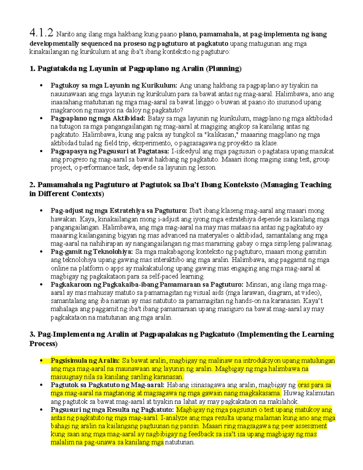 Ppst tool - 2 - lecture - 1.7 Narito ang ilang mga estratehiya na ...