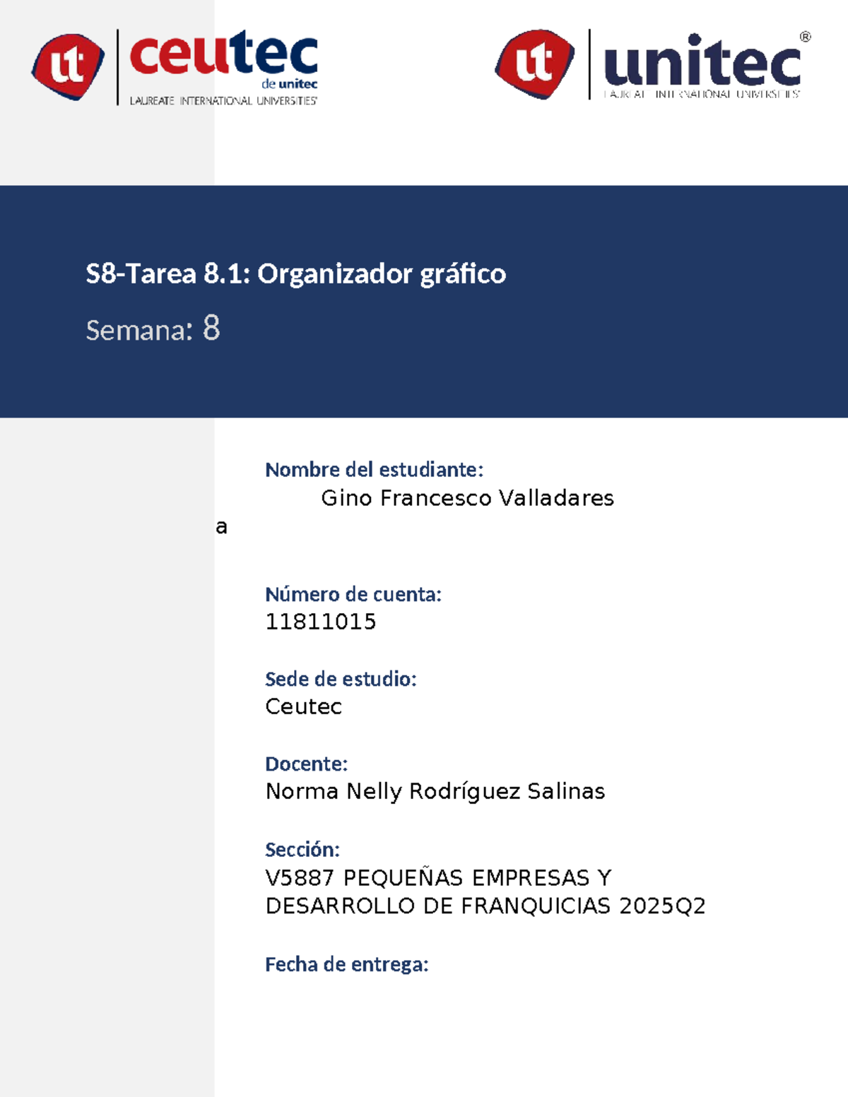 Tarea S8: Análisis de Costos y Gestión en PEQUEÑAS EMPRESAS 2025Q2 ...
