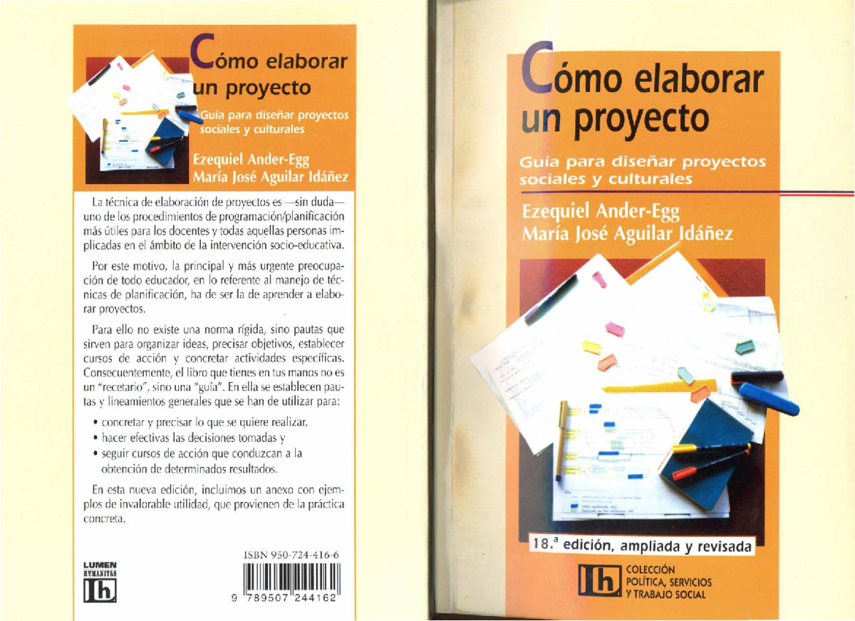 Guía Práctica para Elaborar un Proyecto - Ezequiel Ander-Egg - Document Preview