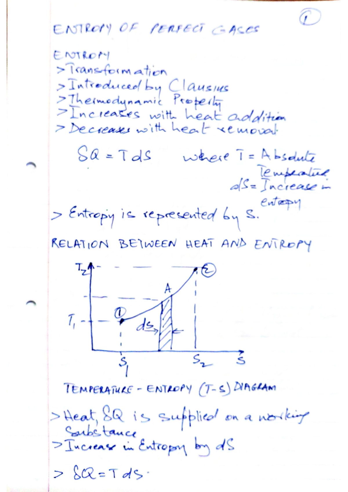 Entropy Notes: Understanding the Relationship with Temperature - Studocu