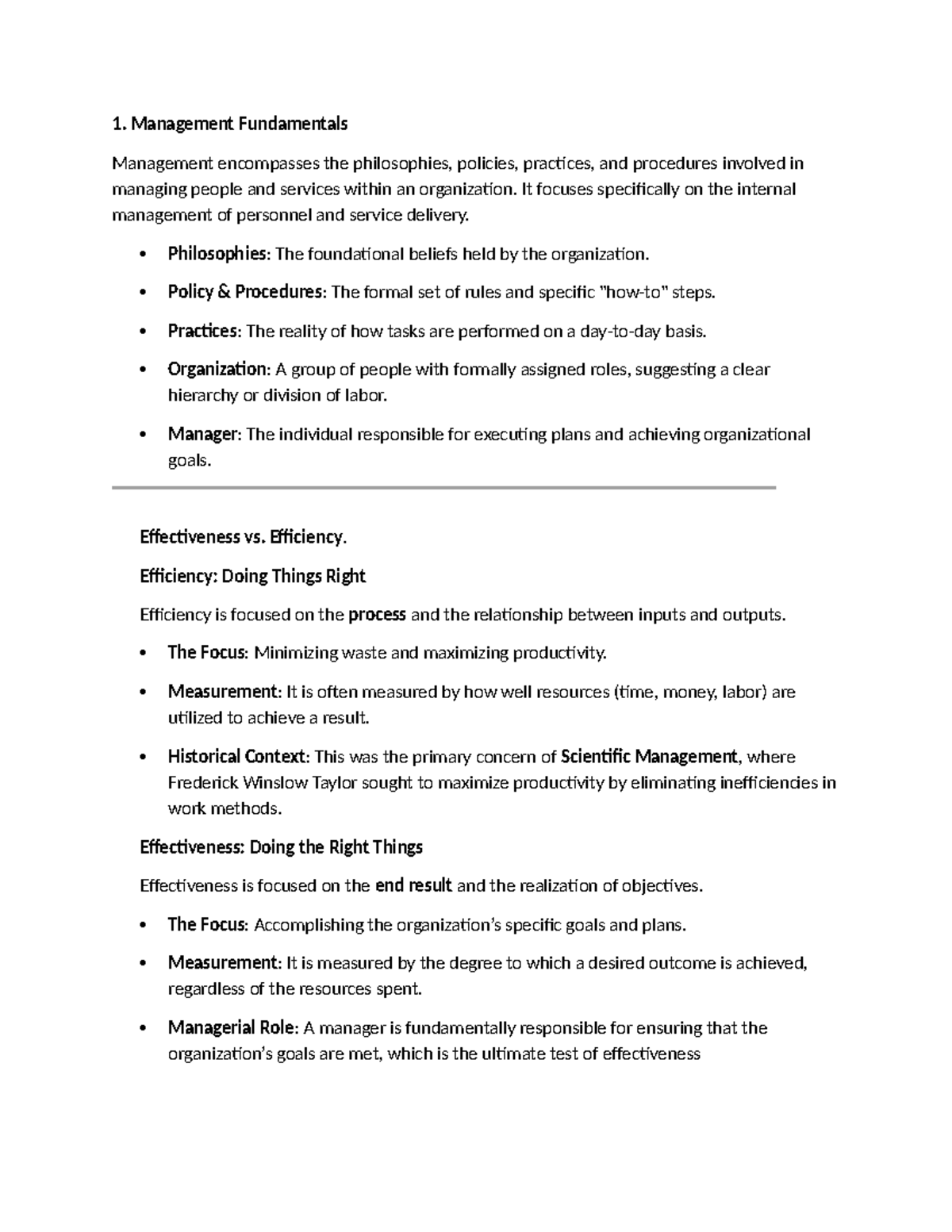 Management Fundamentals: Key Concepts and Practices - Studocu