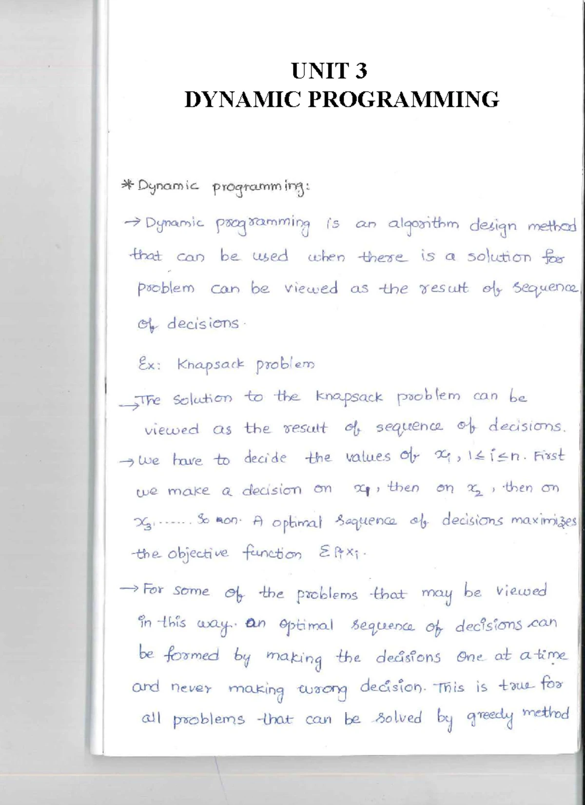 DAA Unit 5 - algorithm design and analysis handwritten notes - UNIT 5 ...