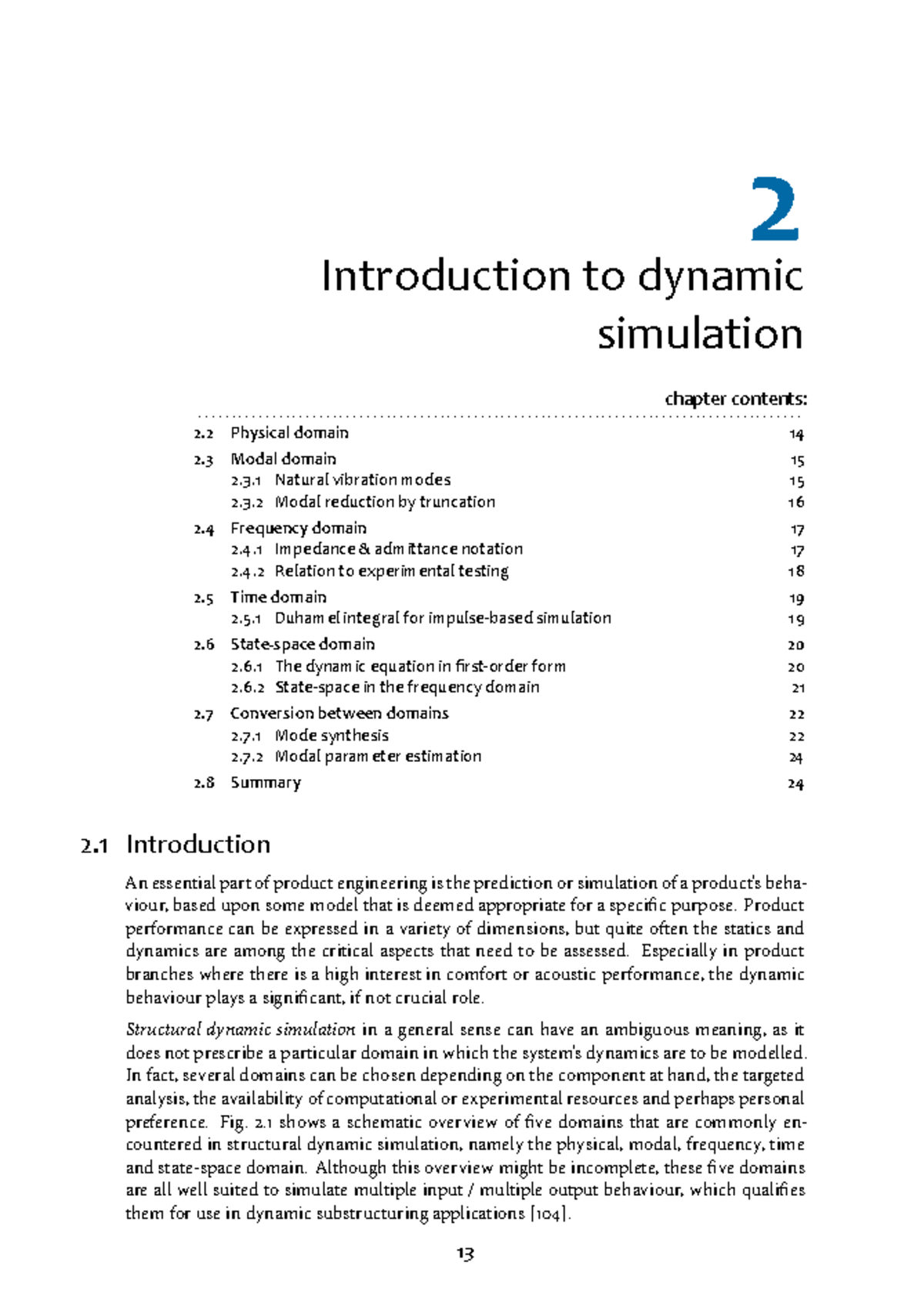 Lecture Notes: Intro to Dynamic Simulation (ENGR 101) - Studeersnel