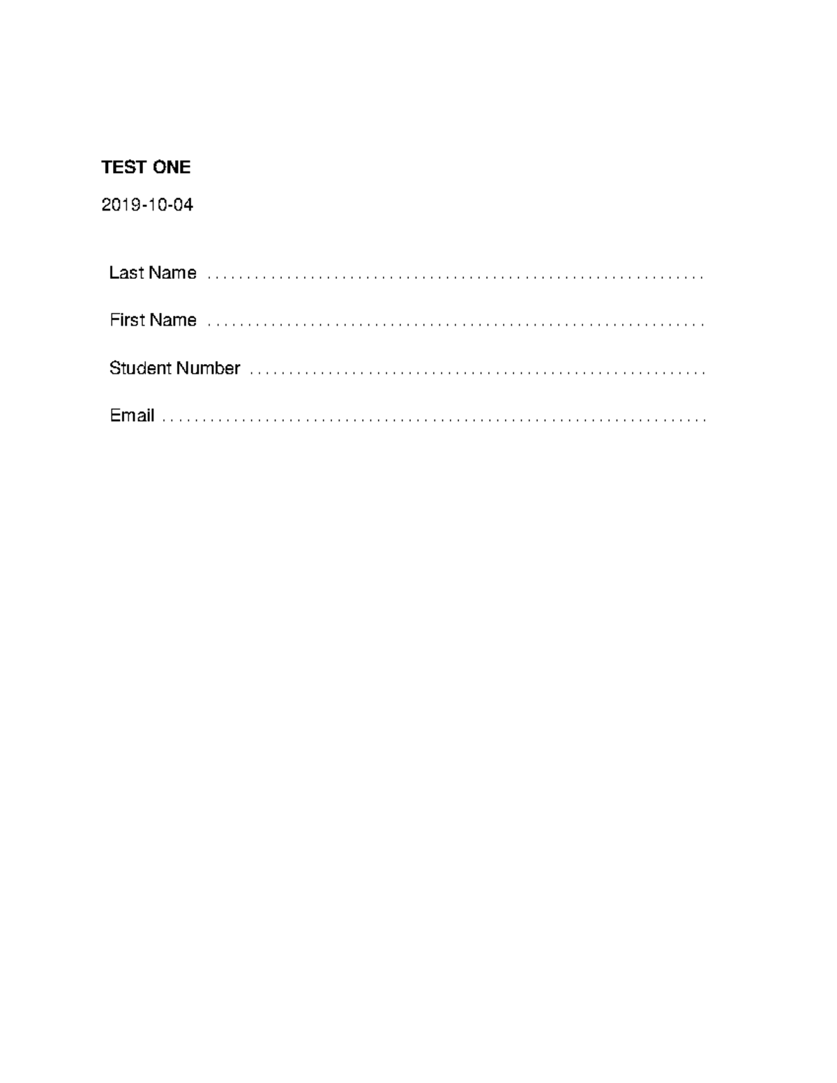 Test 1 Review - Practice Questions for Course Code: STAT101 - Studocu
