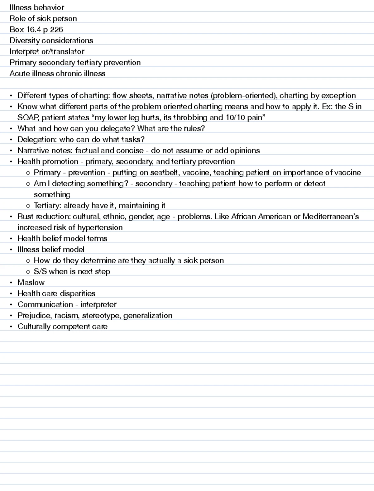 NUR 345 Exam 4 Review Notes: Oxygenation and Cardiac Considerations ...