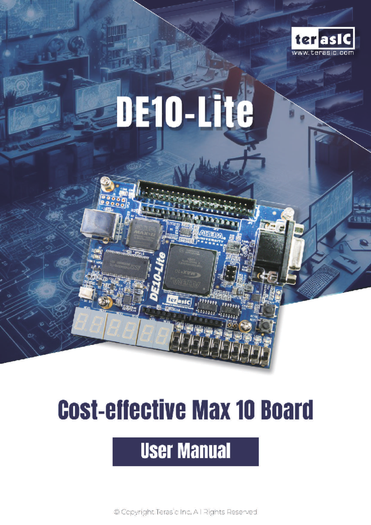 DE10-Lite User Manual: Comprehensive Overview and Setup Guide - Studocu