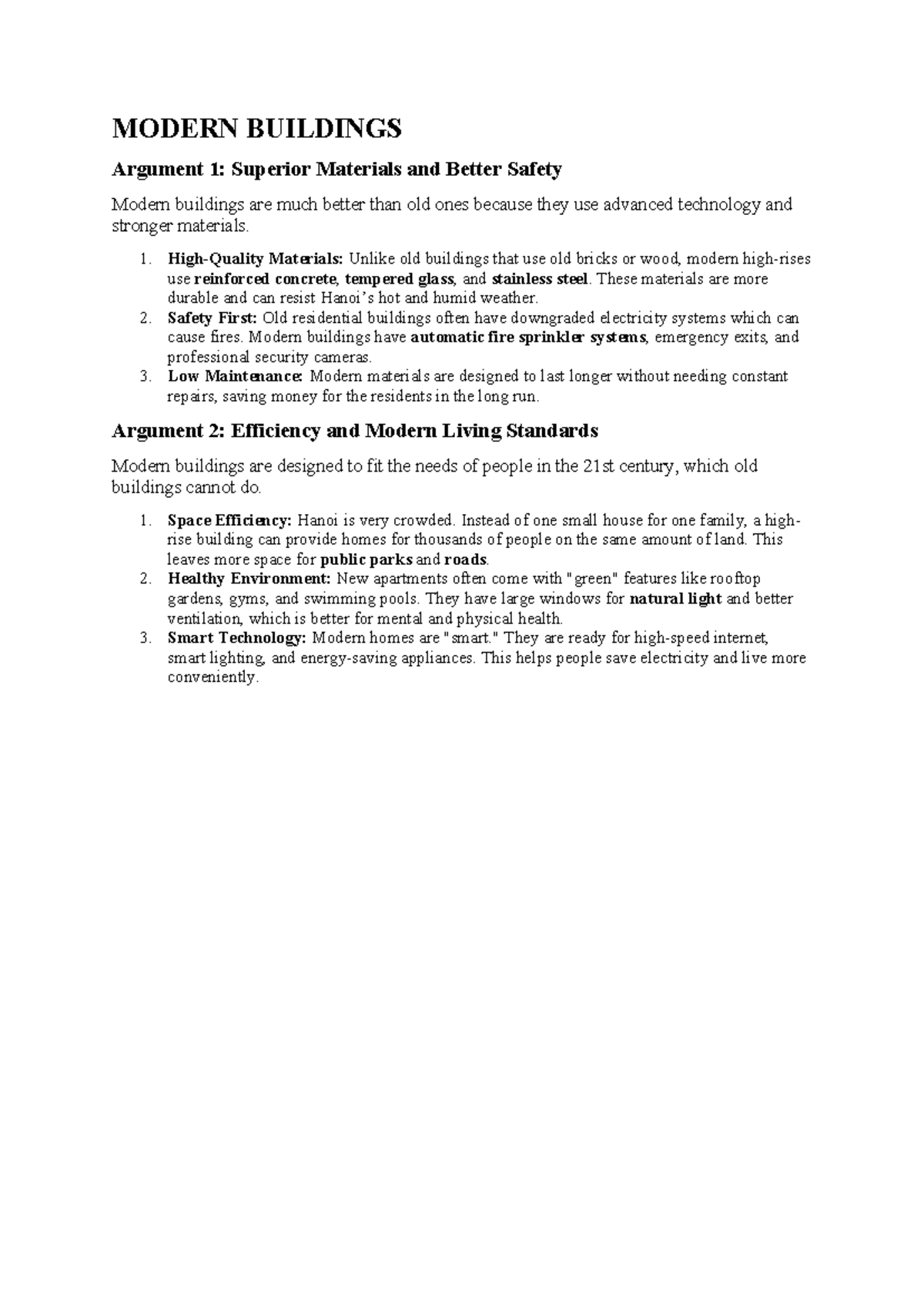 Assignment Week 7 - Modern Buildings: Advantages & Innovations - Studocu