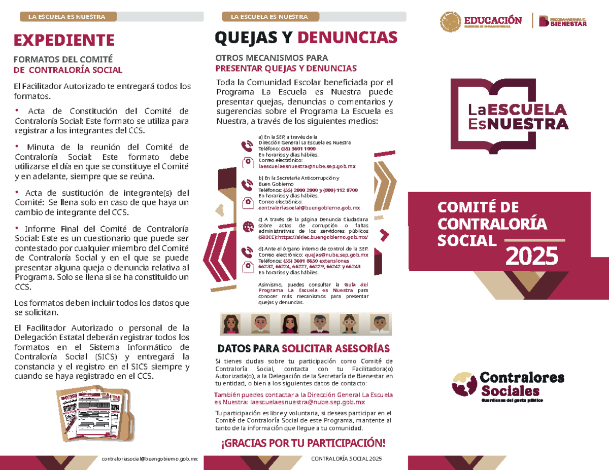 Acta CEAP - Programa La Escuela Es Nuestra 2022 - CS 2025 - Studocu