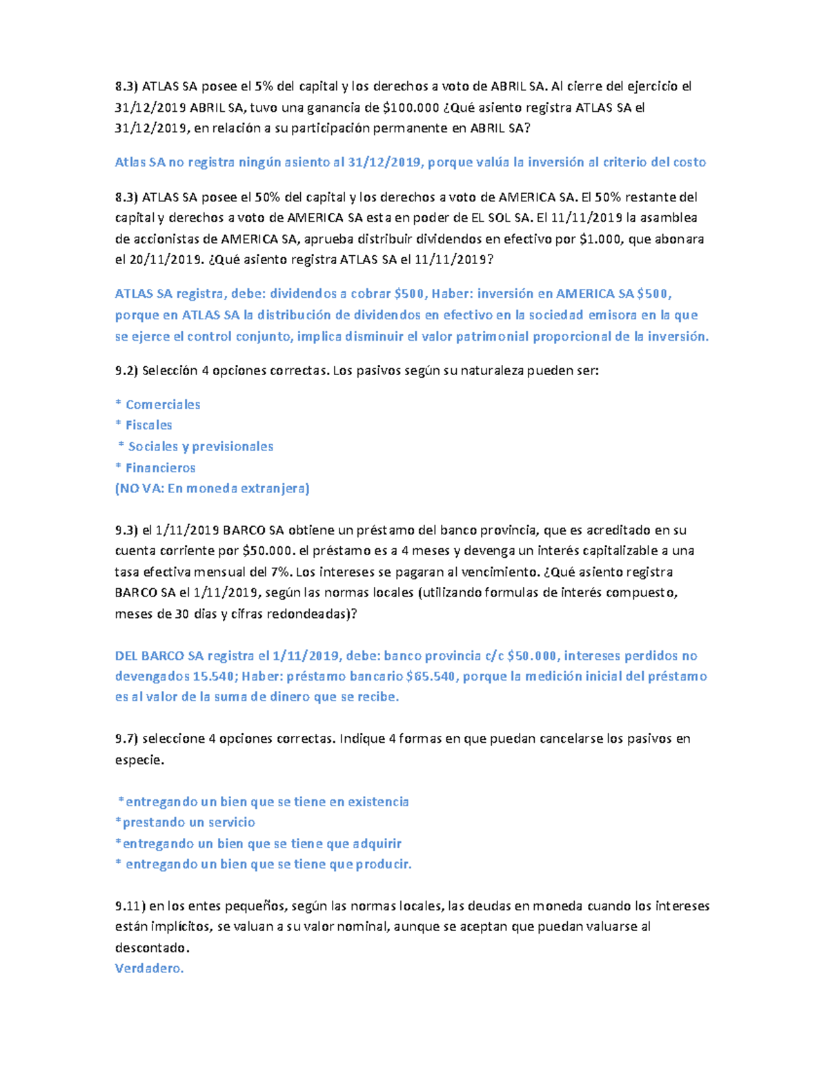 2do Parcial de Contabilidad Intermedia (CI-222) - 11/11/2022 - Studocu