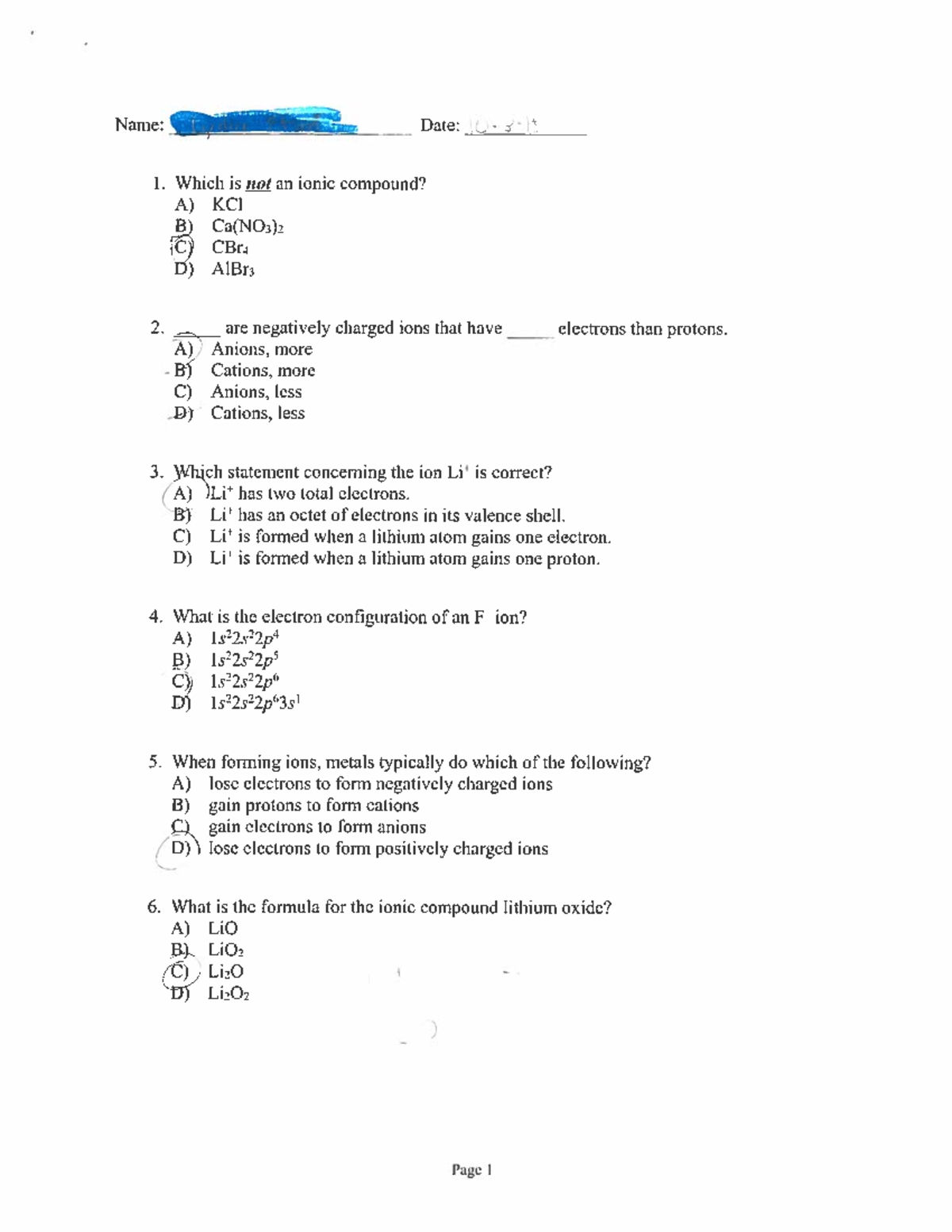 Ch 104 Final Exam Practice Questions for Exam 2 - Studocu