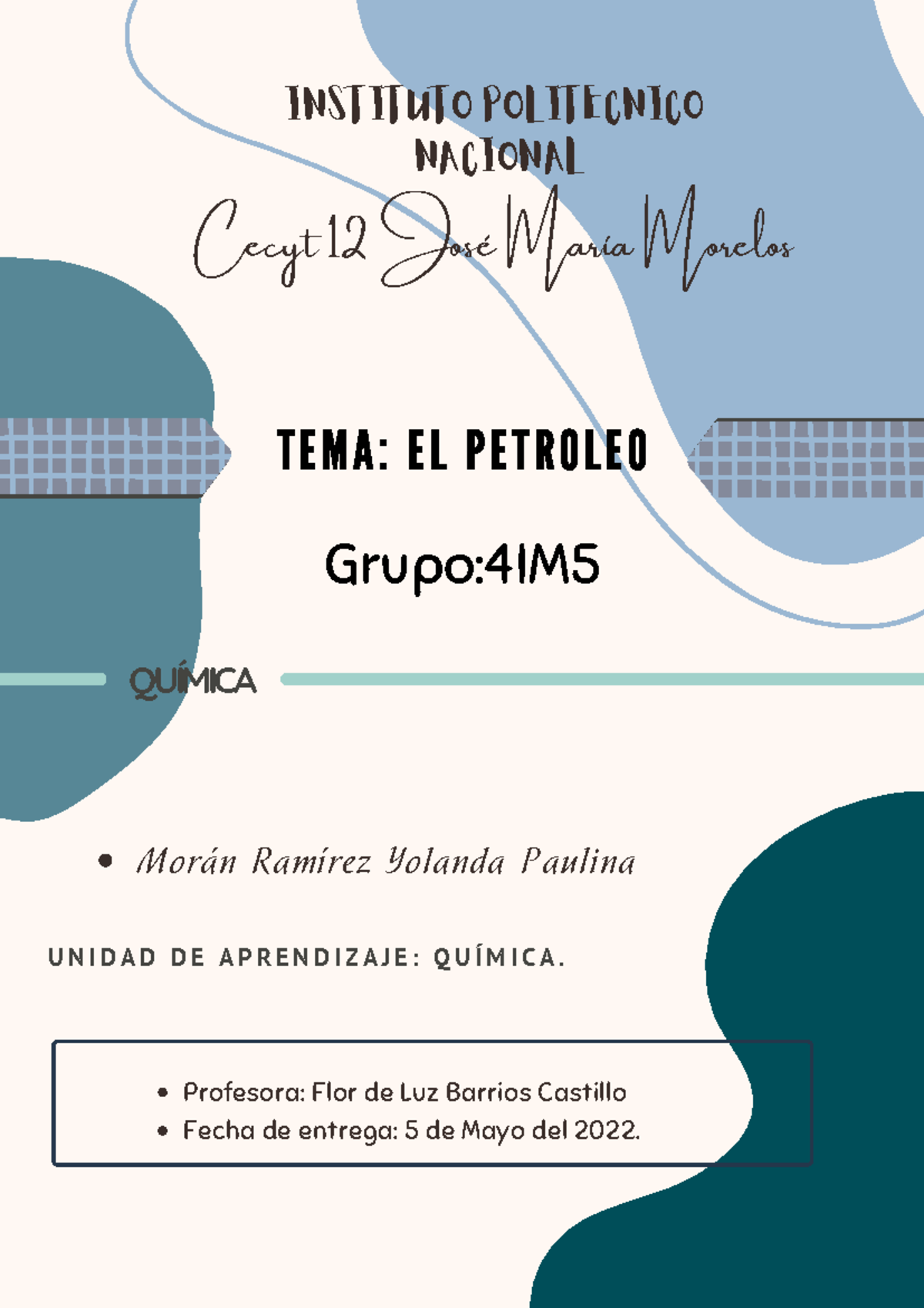 Monografía del Petróleo: Impactos y Usos en Química 4IM - Studocu