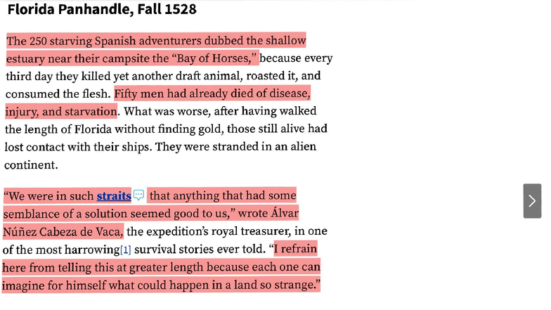 Florida Panhandle: The Struggles of Spanish Adventurers in 1528 - Studocu