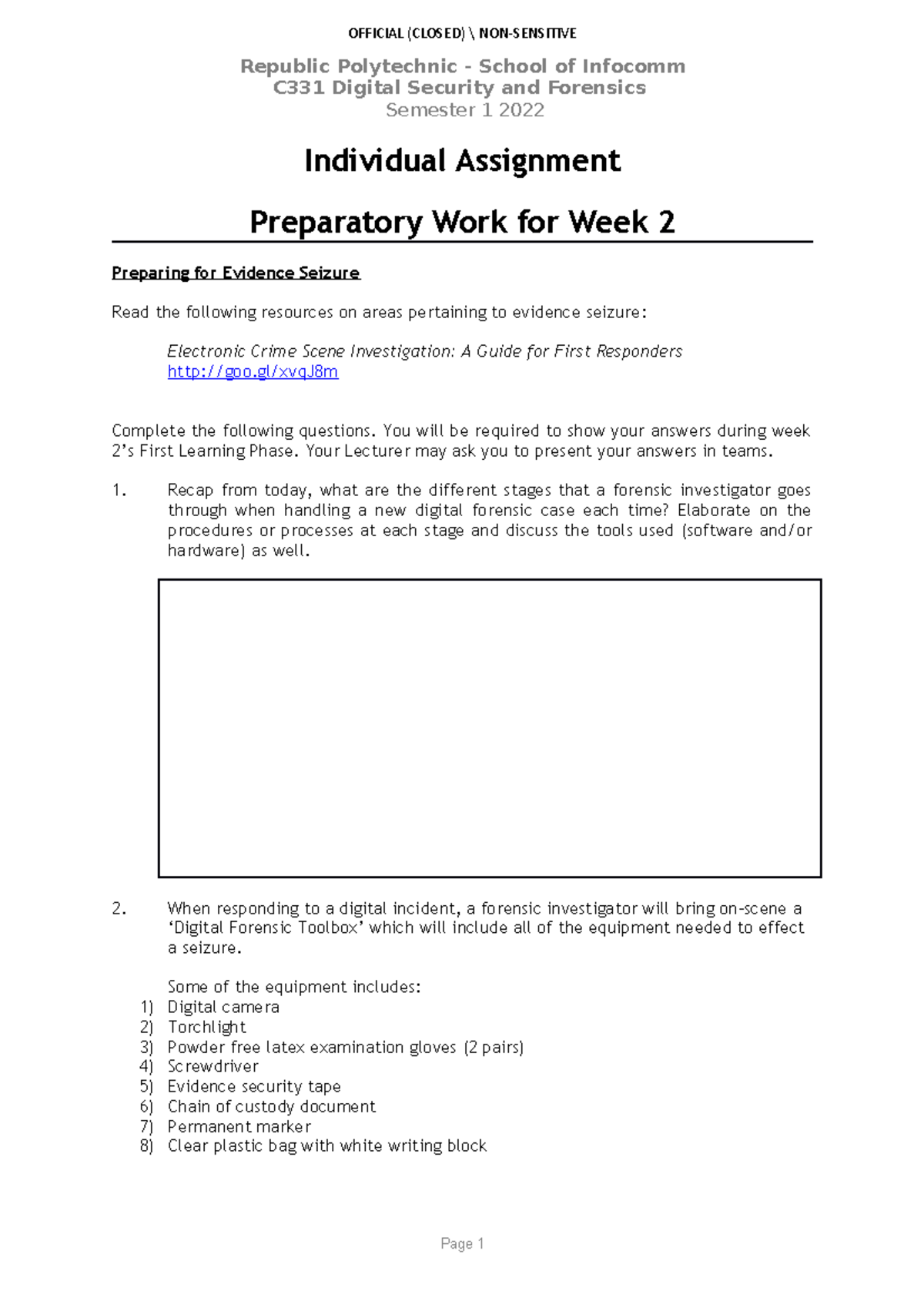 C331 Preparatory Work for Lesson 2 in word document - Republic ...