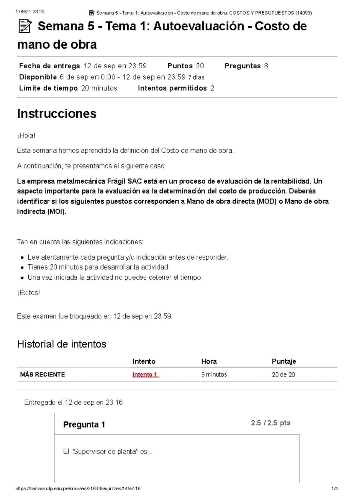 Análisis de Costos y Presupuestos en el Proyecto MECATRONIC E.I.R. A1 ...