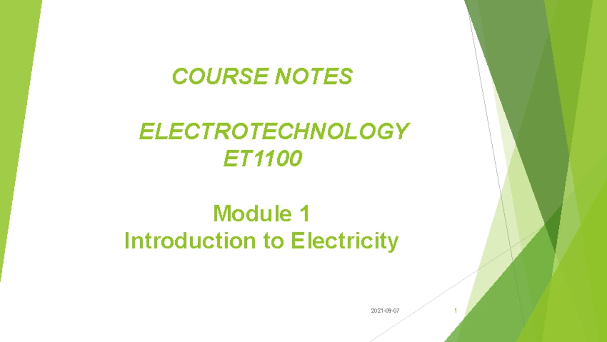 ET1100 Series-Parallel Circuits Practice Problems & Solutions Ver 1.0 ...