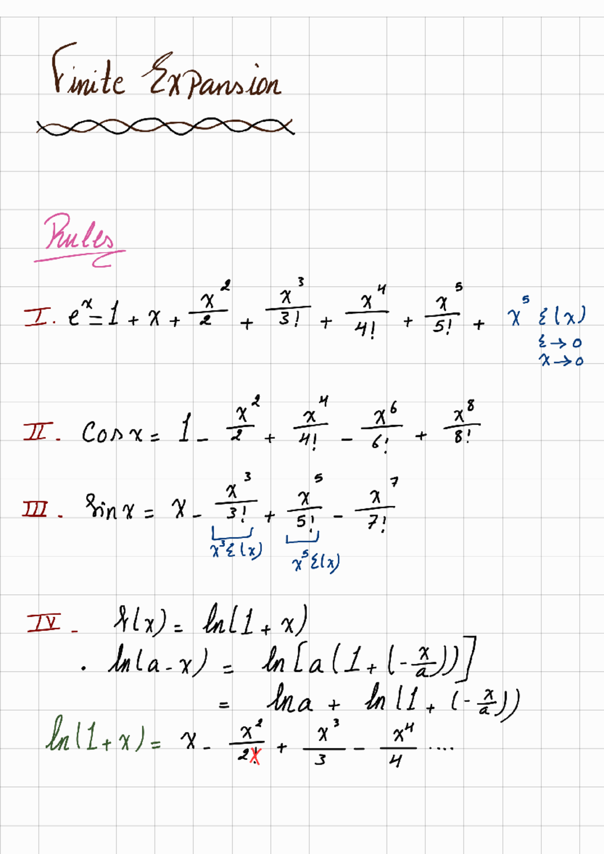 Finite Expansion Rules: A Comprehensive Guide for Math 101 - Studocu