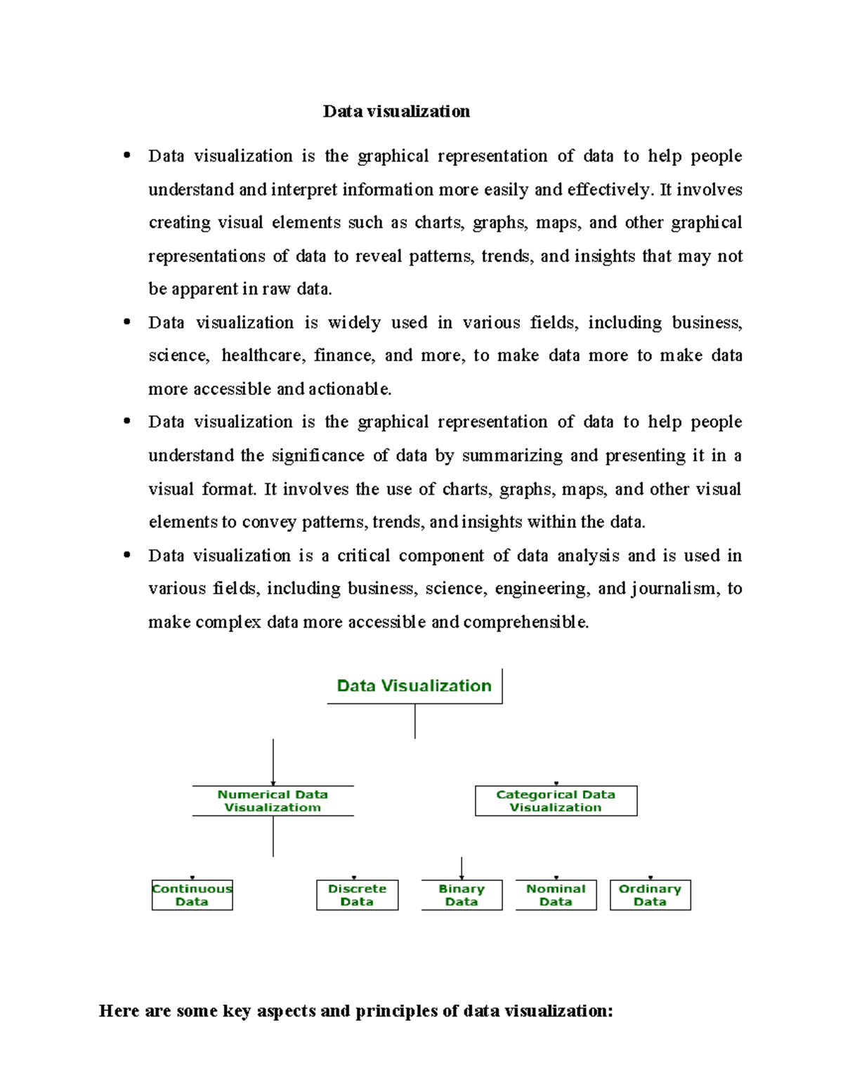 Data Visualization Principles and Practices (Module - I) - Studocu