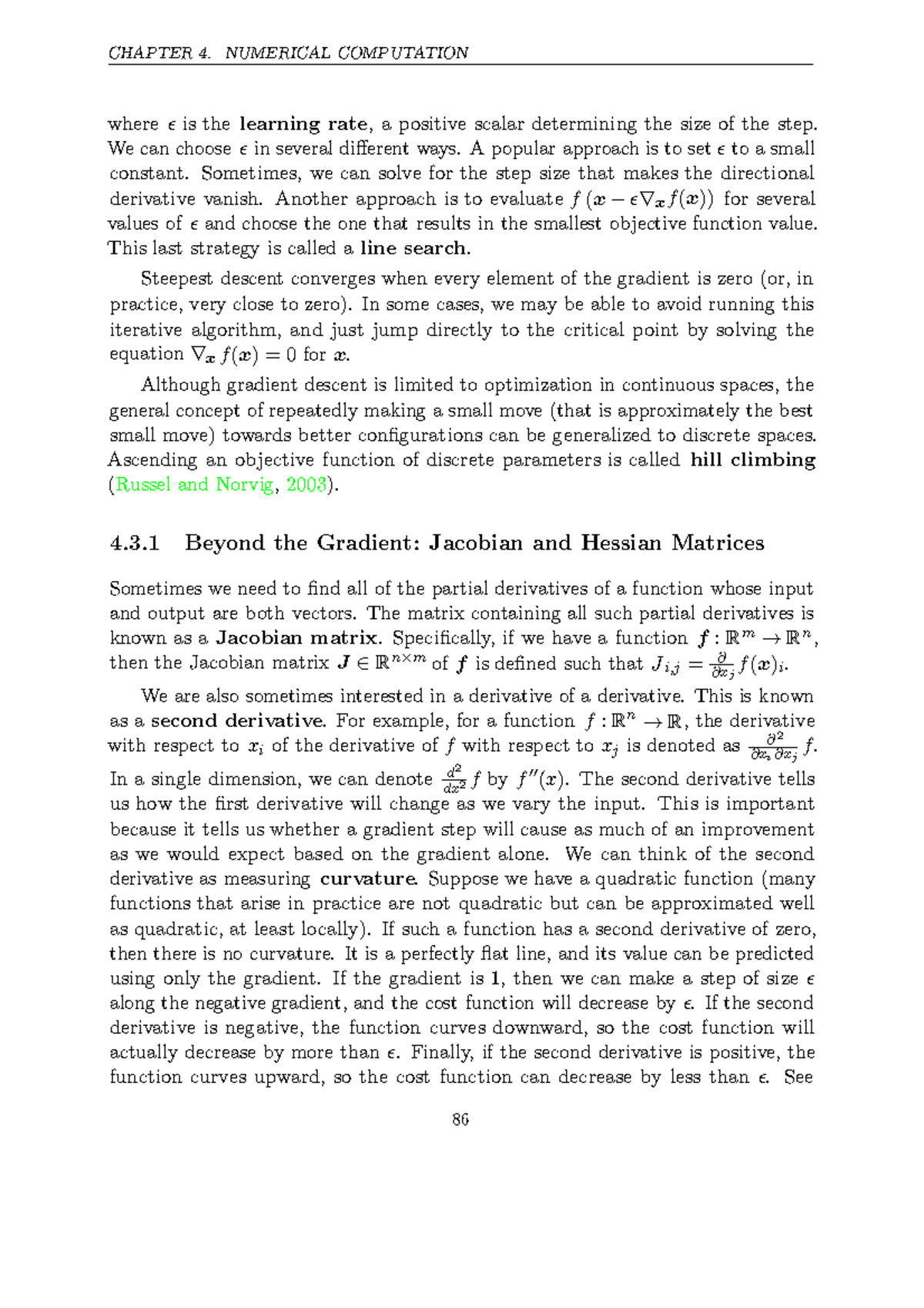 CHAPTER 4: NUMERICAL COMPUTATION IN DEEP LEARNING (DL-101) - Studocu