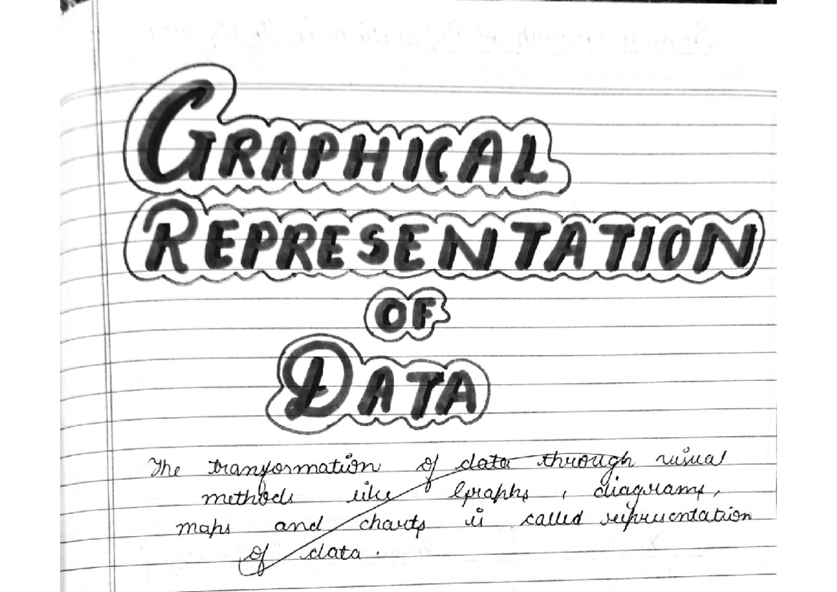 Ch-3: Graphical Representation of Data in Geography - Studocu