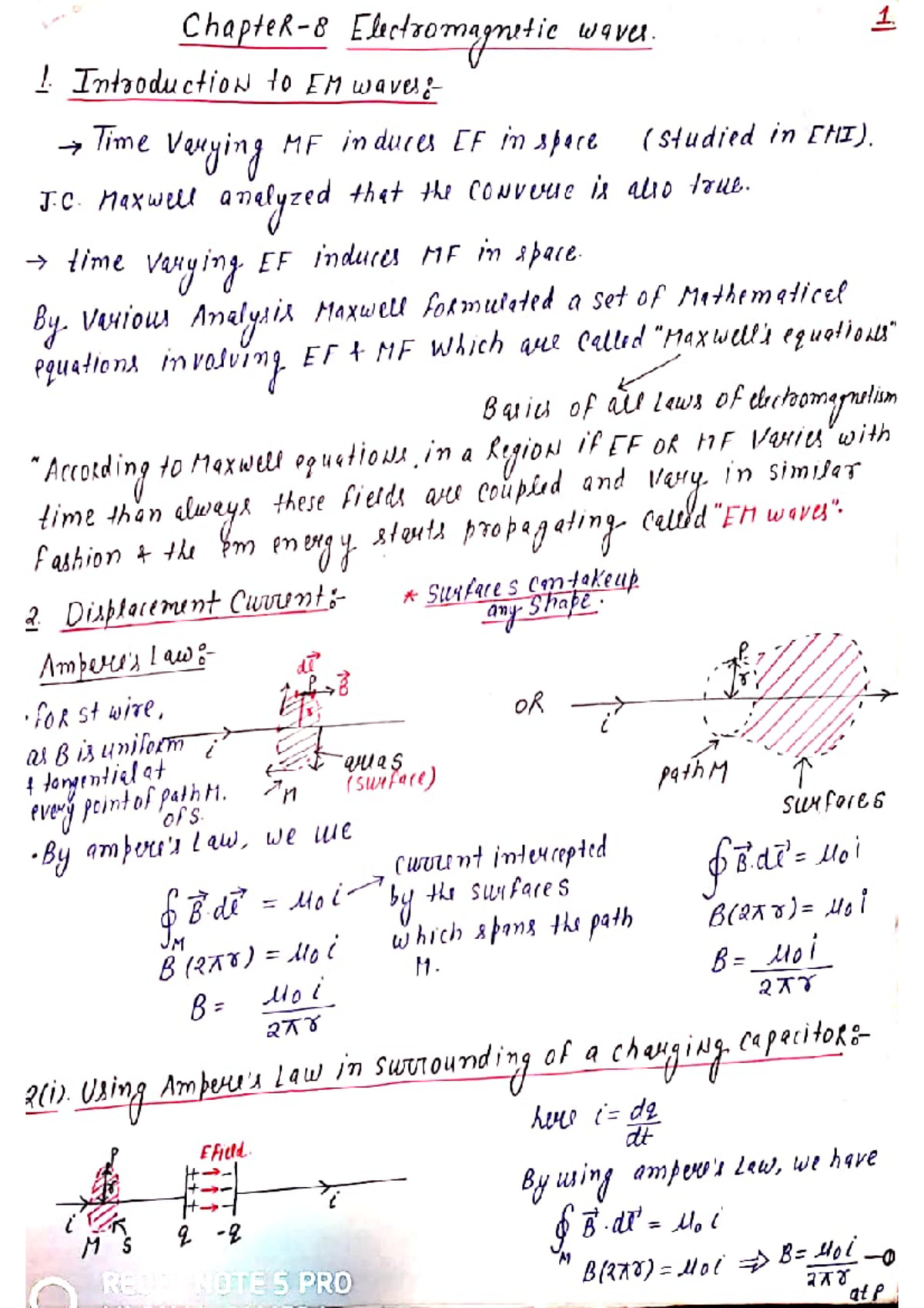 Ch8 EM waves - physics chapters - Chapter Electromagnetic waves. 1 1 ...